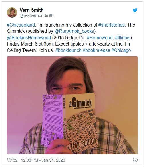 Vern Smith Tweet about The Gimmick